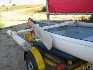 Orza lateral de la canoa, bilgeboard.